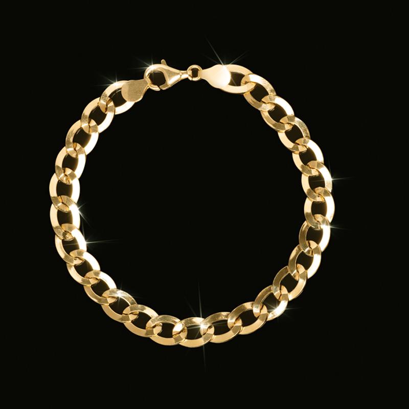 14K Italian Gold Grumetta Bracelet